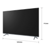 تلفزيون 55 بوصة سمارت 4K UHD Google TV (إصدار 2025) الفئة U5