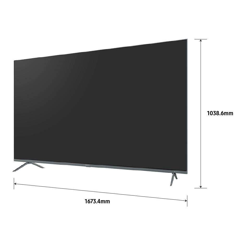 تلفزيون 75 بوصة سمارت 4K Mini LED UHD Google TV  الفئة 9