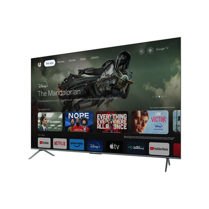 تلفزيون 85 بوصة سمارت QLED 4K UHD Google TV (إصدار 2024) الفئة 5