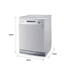 14P Free Standing Dishwasher