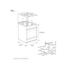 90x60 Free Standing Gas Cooker