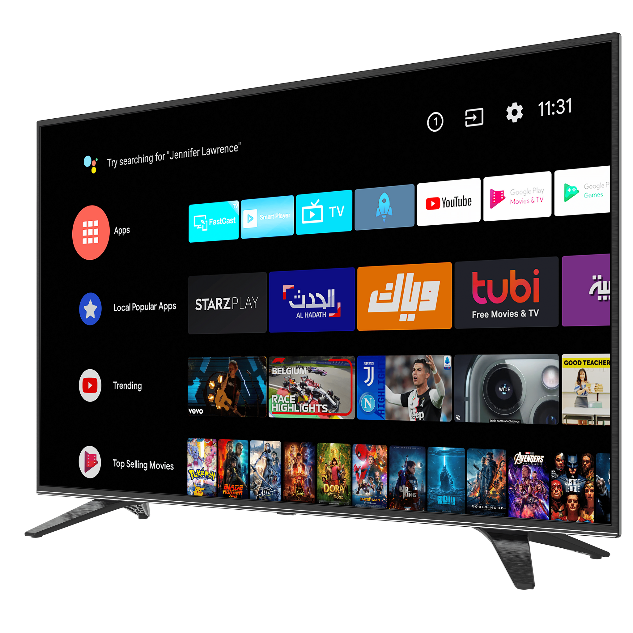 تلفزيون سمارت LED 4K UHD قياس 50 بوصة