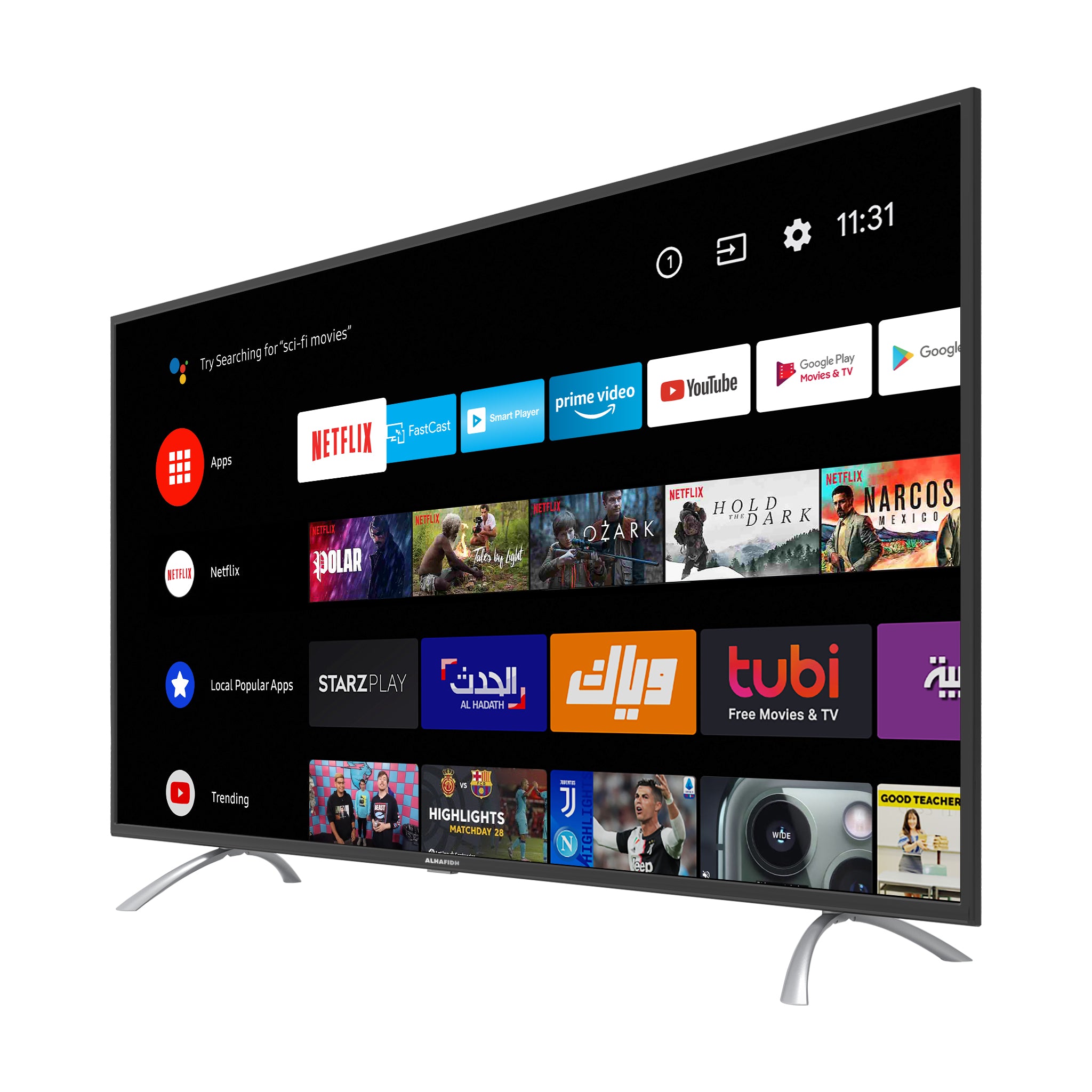 تلفزيون 58 بوصة سمارت LED 4K UHD