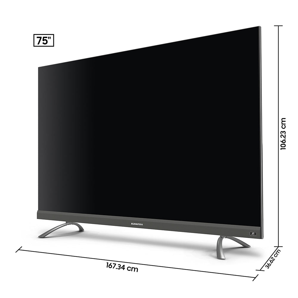 تلفزيون 75 بوصة سمارت اندرويد QLED 4K UHD