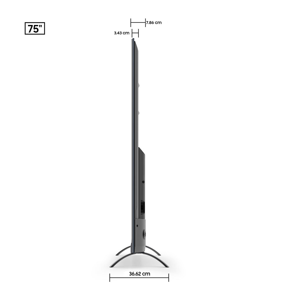 تلفزيون 75 بوصة سمارت اندرويد QLED 4K UHD