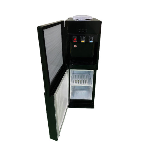 Free Standing Water Dispenser With Refrigerator Yellow