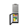 Free Standing Water Dispenser With Refrigerator Gray