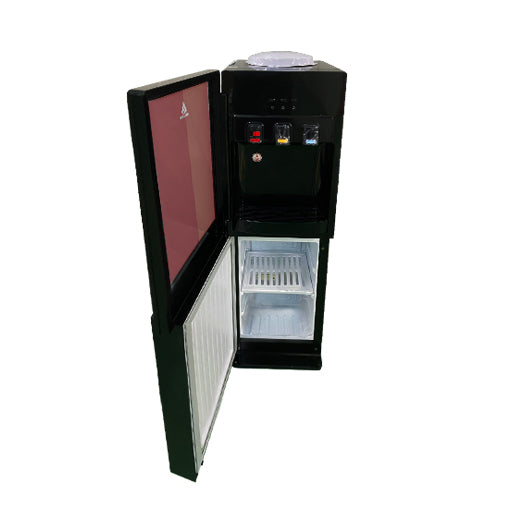 Free Standing Water Dispenser With Refrigerator Red
