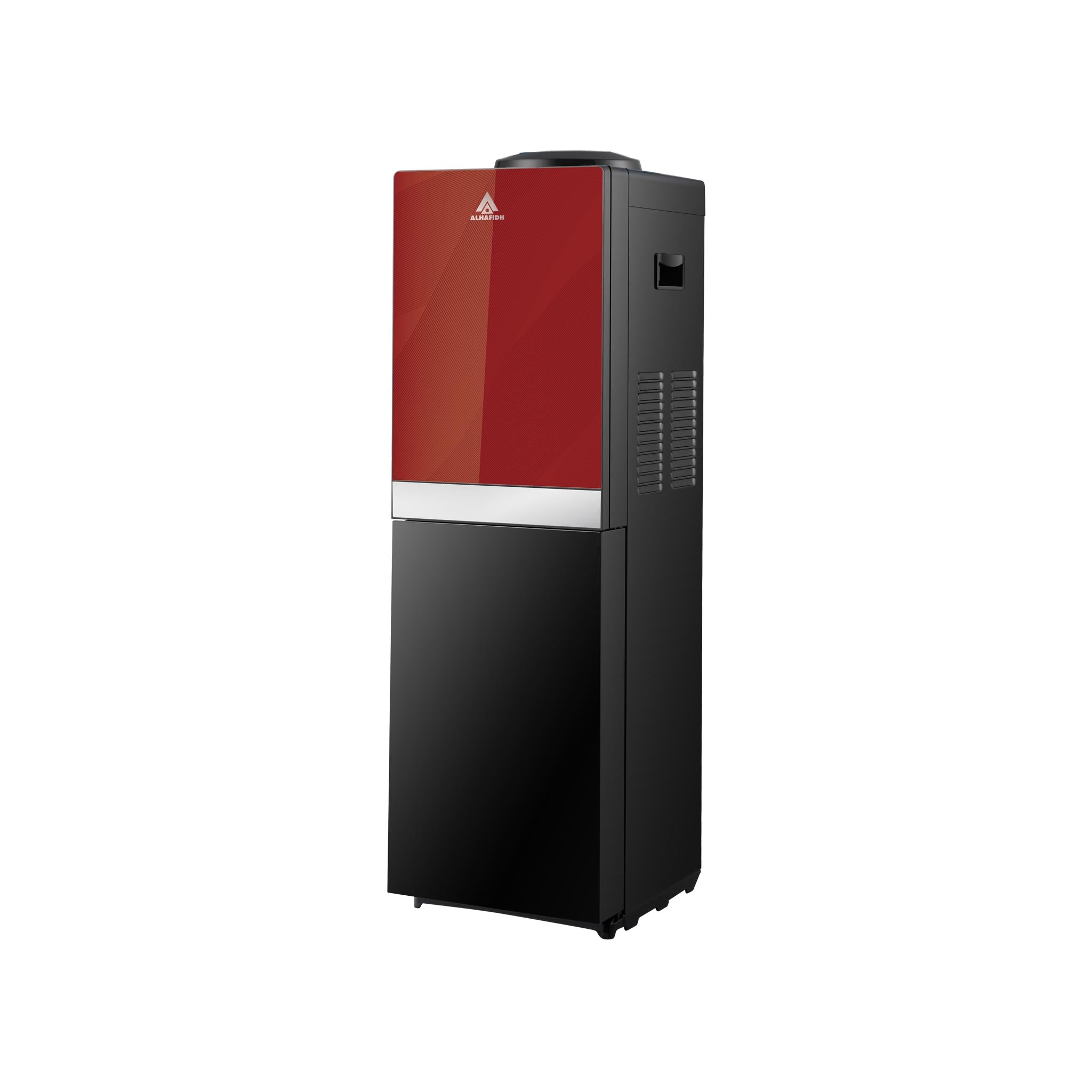 Free Standing Water Dispenser With Refrigerator Red