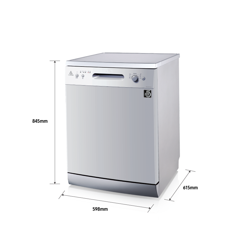 12P Free Standing Dishwasher