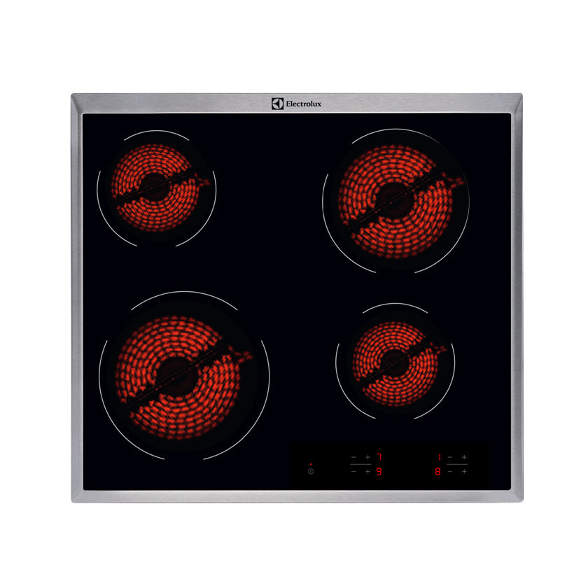 طباخ كهربائي مدمج 60 سم بزجاج خزفي