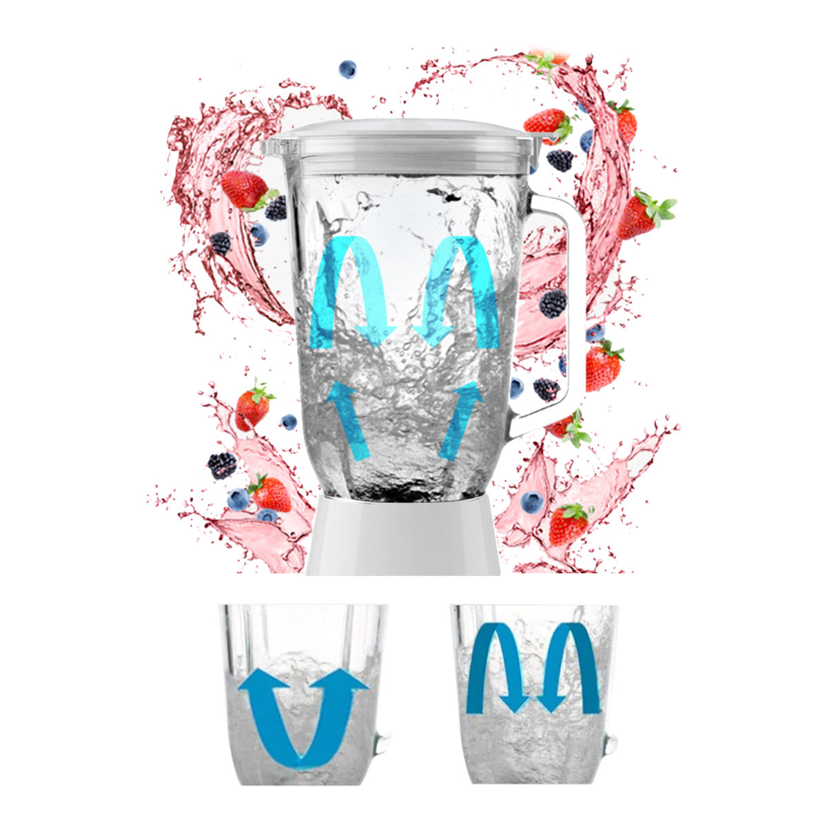 600W Blender 2L Glass Jar