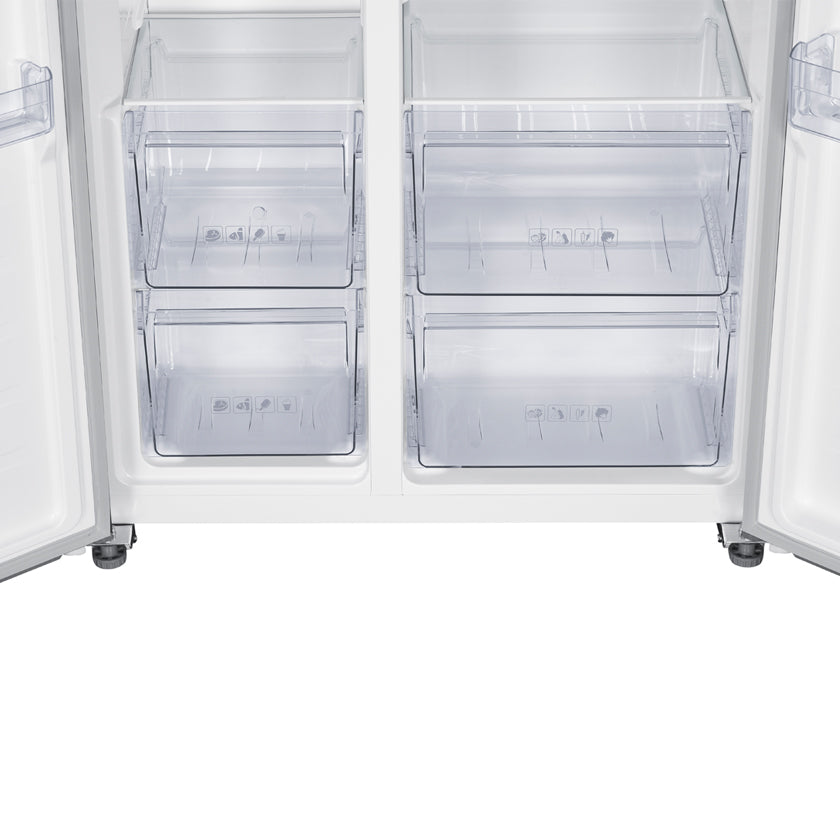 ثلاجة 21 قدم بابين متقابلين بخاخ