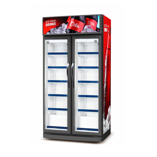 39CF No Frost Upright Showcase Refrigerator