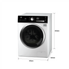 10KG Front Loading Washing Machine