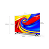 تلفزيون 43 بوصة سمارت QLED 4K UHD Google TV