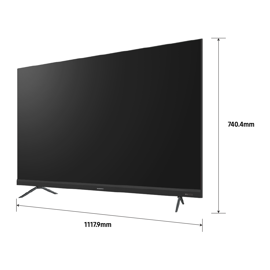 تلفزيون 50 بوصة سمارت QLED 4K UHD Google TV (إصدار 2024) الفئة 6