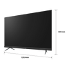 تلفزيون 55 بوصة سمارت QLED 4K UHD Google TV (إصدار 2024) الفئة 6