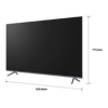 تلفزيون 55 بوصة سمارت 4K UHD Google TV (إصدار 2024) الفئة 4
