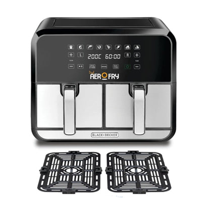 8L Dual Zone Air Fryer Digital Control