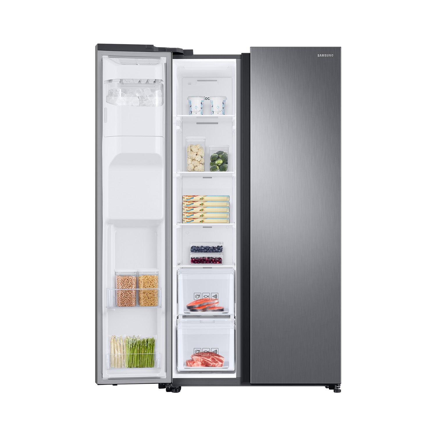 24CF No Frost Side-by-Side Refrigerator