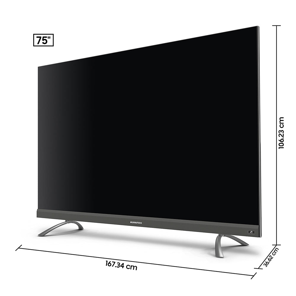 تلفزيون 75 بوصة سمارت اندرويد QLED 4K UHD (إصدار 2021)