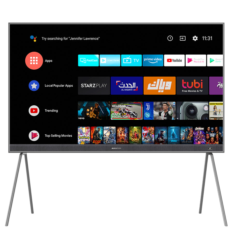 تلفزيون 86 بوصة سمارت أندرويد QLED 4K UHD