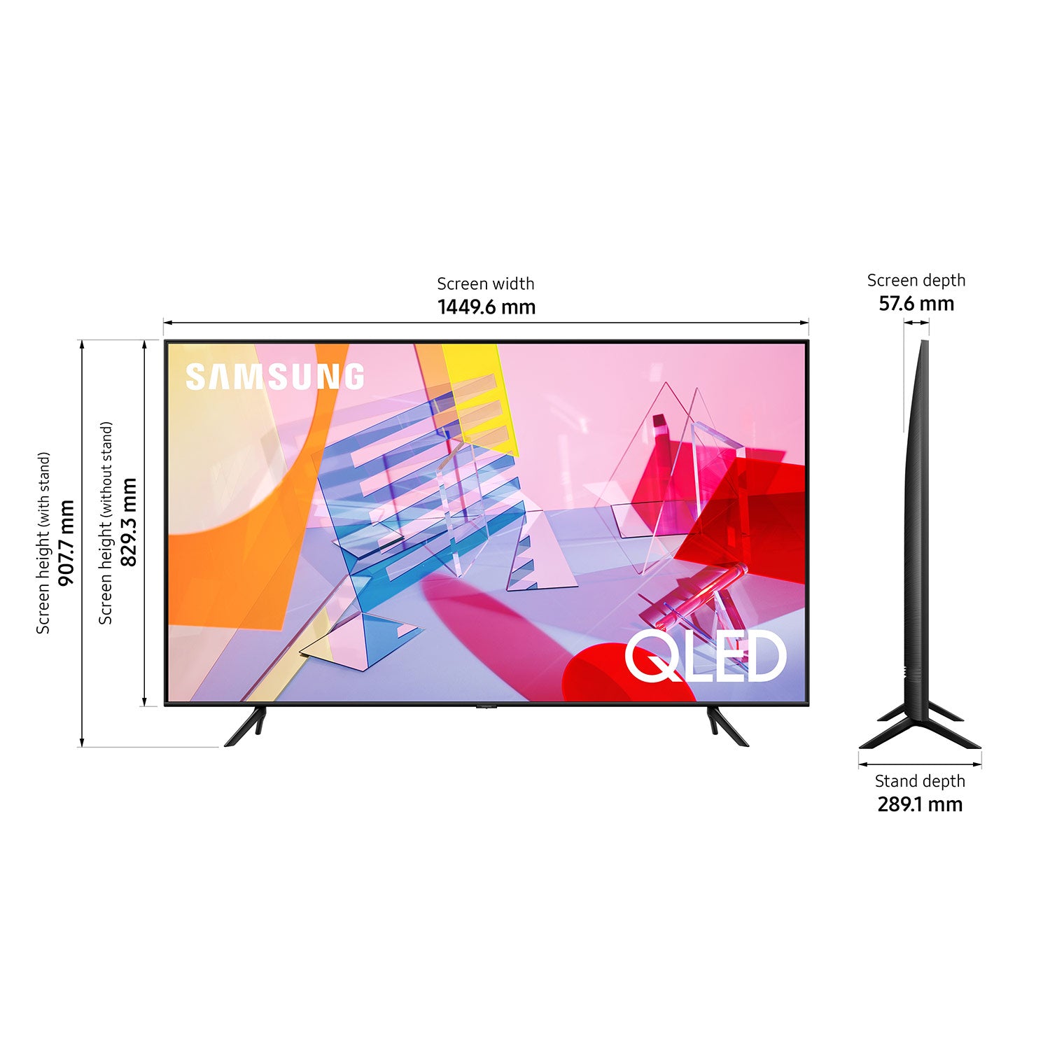تلفزيون سمارت QLED 4K UHD قياس 65 بوصة