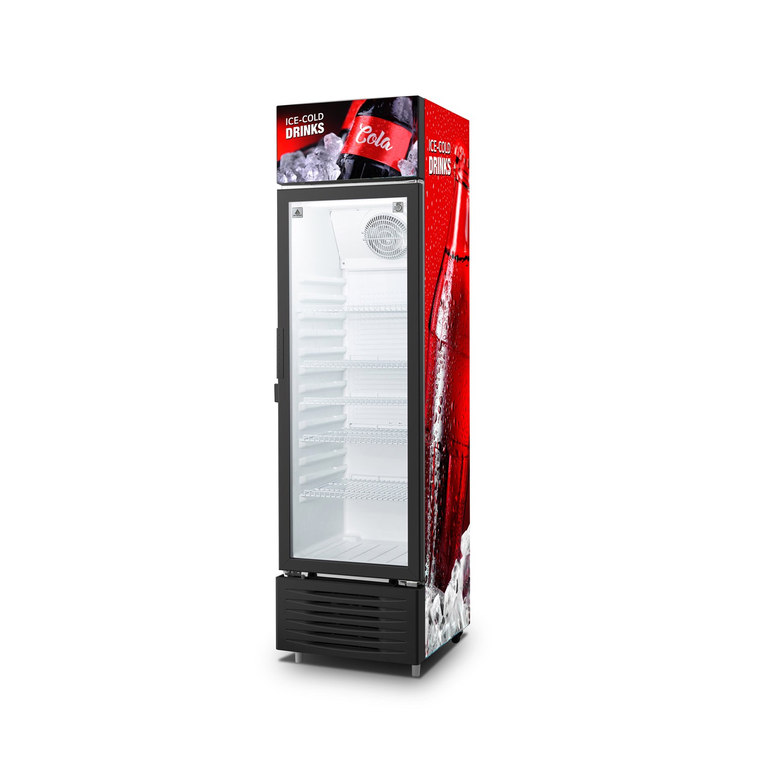 16CF Direct Cool Upright Showcase Refrigerator